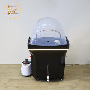 Lavabo Portátil Moderno para Salón de Belleza con Ciclo de Agua Automático, para Lavado de Cabello y Masajes, Fregadero Móvil para Champú - Product Image 5