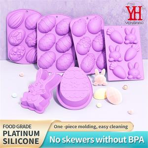 Nouveau en stock : Moule à gâteau en <span class=keywords><strong>silicone</strong></span> jetable Lapin de Pâques, couleur <span class=keywords><strong>macaron</strong></span>, <span class=keywords><strong>pour</strong></span> outils de pâtisserie, moules à gâteau amusants <span class=keywords><strong>pour</strong></span> fêtes - Product Image 3