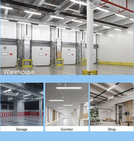 Impermeable 60cm 120cm 150cm Linear Batten IP65 LED Tri-Proof Lighting con 20W 40W 60W 5 años de garantía