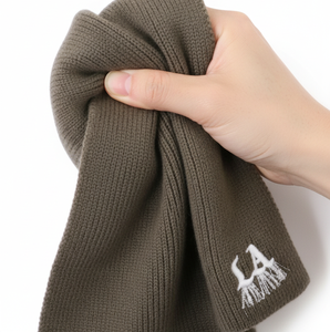 暖かい & 居心地の良いサーマルスカーフカスタム冬メンズニットスカーフ - Product Image 5