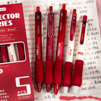 Stylo gel rouge pomelo, pointe ST, marqueur rouge pour le marquage, fournitures scolaires, papeterie créative en gros
