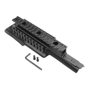 Soporte de Montaje de Perfil Alto de Liberación Rápida de Aleación de Aluminio Negro para Mira Telescópica, Soporte Multi-Slot de 3 Ranuras para Equipo Óptico de Exterior - Product Image 4