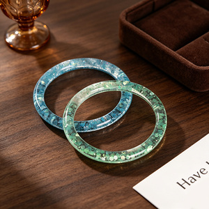 Bohemian Style Resin <b>Bangle</b> Fashion Jewelry Trendy Luxury <b>Bangle</b> Colorful Fashion sequined <b>Bangles</b> for Women Gift - Product Image 3