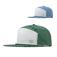 Gorra de Béisbol Nova Global Personalizada de 7 Paneles, Tejido de Malla Transpirable, Estilo Moderno, Estampado Geométrico, Unisex para Adultos, Cuatro Estaciones