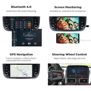 Lecteur DVD de voiture Android 12 DSP 4GB 64G Autoradio 1 Din stéréo pour <span class=keywords><strong>Fiat</strong></span>/Linea/<span class=keywords><strong>Punto</strong></span> <span class=keywords><strong>evo</strong></span> 2012-2015 Multimédia <span class=keywords><strong>GPS</strong></span> Navigation Audio - Product Image 2