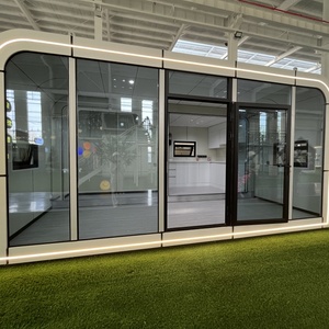 Cabanes préfabriquées modernes pour <span class=keywords><strong>vergers</strong></span> de pommes : Cabanes modulaires portables, idéales pour les zones de camping et comme maisons d'hôtes. - Product Image 2
