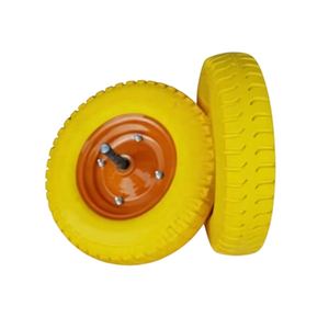 <span class=keywords><strong>Rueda</strong></span> de espuma de PU de 16 pulgadas con llanta metálica OEM de fábrica, neumático sólido sin cámara 4.00-<span class=keywords><strong>8</strong></span> para <span class=keywords><strong>carretilla</strong></span> de mano, carro, <span class=keywords><strong>carretilla</strong></span> de mano con rodamiento - Product Image 1