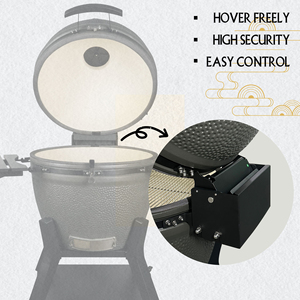 AUPLEX XXL Kamado 27 pouces Joe <span class=keywords><strong>Barbecue</strong></span> en céramique luxueux Grills d'extérieur pour cuisine <span class=keywords><strong>Barbecue</strong></span> d'extérieur fabriqué - Product Image 6