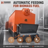 Huanuo 20t SZL Boiler Uap Industri Otomatis dengan Sistem Pengisian Otomatis, Berbahan Bakar Batubara dan Biomassa, Peralatan Lengkap dengan Efisiensi Tinggi