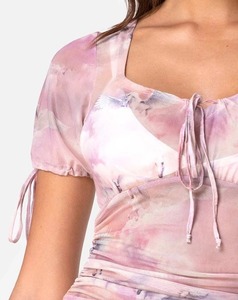 ชุดเดรสตาข่ายสีชมพูใสเพกาซัส - Product Image 5