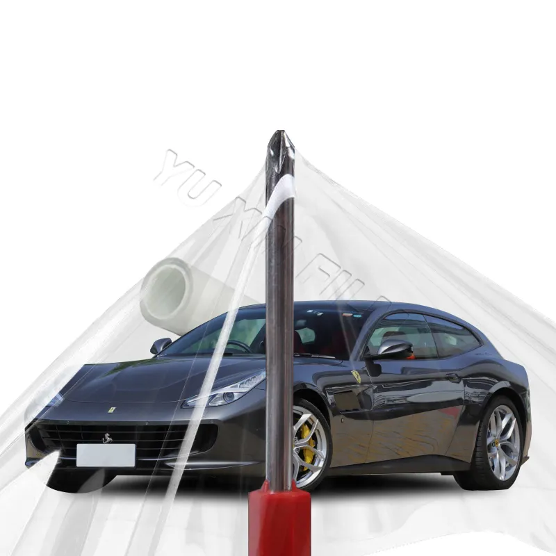 YUXIN 60 "x 50 'Anti-Vergilbung Clear TPH Car Wrap Ppf Film Lacks chutz folie