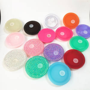 أغطية بلاستيكية هلامية بديلة قابلة لإعادة الاستخدام خالية من BPA جاهزة للشحن أغطية بلاستيكية ملونة لعلب بيرة زجاجية 16 أونصة 20 أونصة - Product Image 5