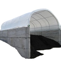 Grand abri en acier galvanisé avec structure de 8 m, couverture de 20 pieds, tente de garage pour conteneur maritime - Imperméable toutes saisons, résistant aux UV