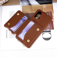 Funda Multifuncional de Cuero para Teléfono Móvil con Soporte para iPhone, Samsung, Xiaomi, Oppo, Huawei, Oneplus, Motorola, Vivo, Sony