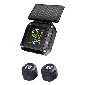 Monitor Tekanan Ban Nirkabel TPMS Sepeda Motor Tenaga Surya untuk Sepeda Motor Skuter Listrik Layar Digital Pintar - Product Image 5