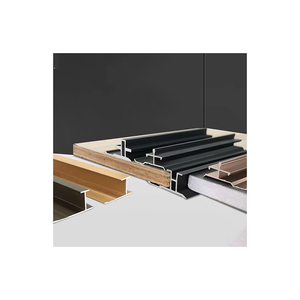 Tùy Chỉnh Ép Đùn Nhôm Hồ Sơ Bảng Điều Khiển Tường Trang Trí Dải Bảo Vệ Tường Bảng Điều Khiển Kim Loại Trang Trí Dòng - Product Image 1