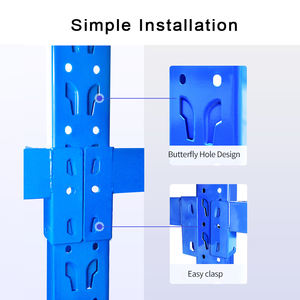 מכירת יצרנית מכירת יצרן כבד-5 שכבות מתכת מדפים מחסן תצוגה מתלים מערכת אחסון זמינות גבוהה - Product Image 4