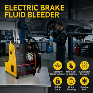 Podofo <span class=keywords><strong>Purgeur</strong></span> de liquide de <span class=keywords><strong>frein</strong></span> électrique 220V AC pour voiture, machine de réparation de freins automatique à pression pulsée polyvalente - Product Image 4