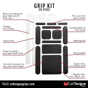 Rectangular Rubber Grip Tape Waterproof Pre-Cut Strips <b>Decal</b> Perfect Accessories for Phone Case,Mouse,Tools,Gaming Controller - Product Image 3