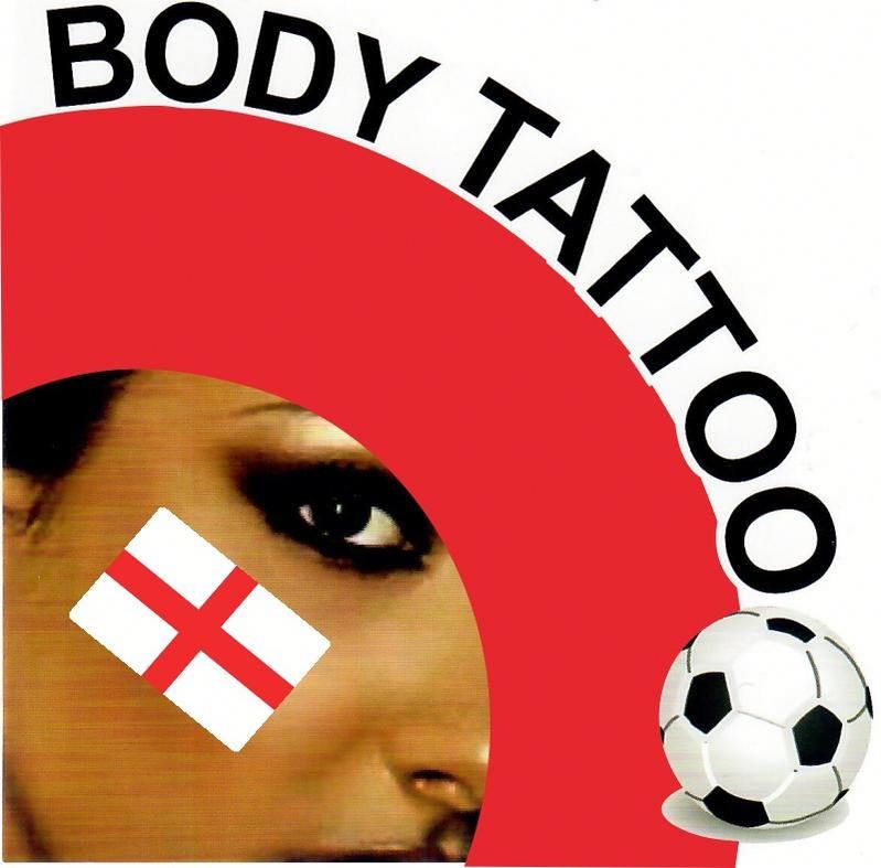 A set of 10 national flag face stickers club football World Cup fans cheer tattoo stickers