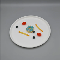 Assiette à pizza de 12 pouces personnalisée, biodégradable, jetable, en bagasse de canne à sucre, pour restaurant, plateau à pizza en bagasse