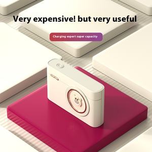 แบตสำรองสไตล์กล้อง<span class=keywords><strong>การ์ตูน</strong></span>น่ารักขนาด10000มิลลิแอมป์ต่อชั่<span class=keywords><strong>ว</strong></span>โมงแบบพกพาความจุขนาดใหญ่พิมพ์พลังงานมือถือ-C 10<span class=keywords><strong>ว</strong></span>ัตต์โลโก้ออกแบบได้ตามต้องการ - Product Image 3