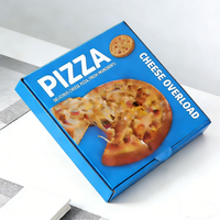 Boîte d'emballage pour pizza en plastique, jetable, recyclable, PVC, personnalisable, marque Cholyn