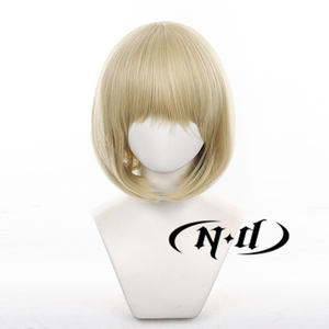 Peluca de pelo para cosplay de ND Falin Touden, peluca corta de color rubio ceniza para disfraz de Anime Delicious Dungeon, fiesta temática de Halloween - Product Image 2