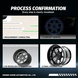 Cerchi Forgiati Concavi ForgeX per Auto Passeggeri 24X12 26X12 28X16 PCD 6x135, 6x5.5, 8x6.5, 8x170 8x180 per GMC Sierra 1500 2500 3500 - Product Image 6