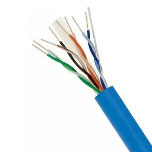 Kabel Lan penawaran khusus 305m/box UTP/FTP CAT6 kabel LAN Data 4 pasang kabel jaringan cat 6 komunikasi