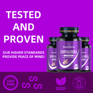 Biologische Ashwagandha <span class=keywords><strong>Capsules</strong></span>, Zeealg Zwarte Zaadolie Kurkuma Kruidensupplement, Veganistisch Non-GMO Glutenvrij - Product Image 6