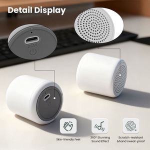 Custom Logo Screen Printing <b>Mini</b> Bluetooth Wireless TWS Portable <b>Speaker</b> for Hiking Running Car Outdoor Travel Gifts - Product Image 2