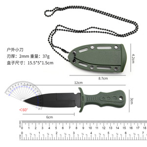 Cuchillo táctico recto superventas transfronterizo, cuchillo de supervivencia para exteriores, cuchillo portátil, mini cuchillo de bolsillo para - Product Image 3
