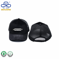 Unisex 6-Panel Klassieke Suède Mesh Stof Ademende Honkbal Trucker Cap Met Aangepaste Logo Voor Zomer Wandelen Camping Outdoor Kleding
