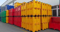 Palette en plastique industrielle durable 1200x1000mm pour le stockage des fruits et la logistique en promotion