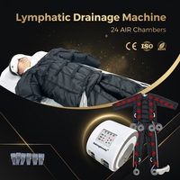 Appareil de pressothérapie professionnel populaire à 24 chambres d'air pour réduire l'œdème et favoriser le drainage lymphatique par compression d'air