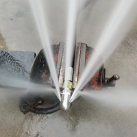 Nouvelle machine de nettoyage de canalisations à jet d'eau haute pression 27HP avec moteur à essence et télécommande
