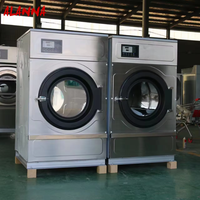 Séchoir à linge industriel au gaz commercial, machine à sécher le linge de 15 kg à 35 kg, équipement de blanchisserie pour hôtel