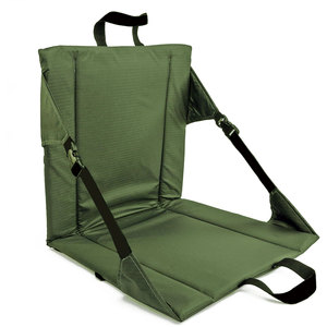 Folding Beach Chair with Adjustable Strap Comfortable Sports Field <b>Cushion</b> Suitable for Camping Outdoor Hiking - Product Image 5