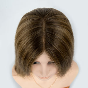 Peluca de Cabello Humano Europeo con Encaje Completo 13X4, Base Mono, sin Pegamento, con Línea de Cabello Natural y Reflejos Rubios - Product Image 3