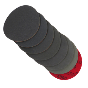 Disco <span class=keywords><strong>de</strong></span> Esponja Abrasiva <span class=keywords><strong>de</strong></span> 5 Pulgadas (125 mm) con Velcro, Esponja <span class=keywords><strong>de</strong></span> Pulido Elástica, Disco <span class=keywords><strong>de</strong></span> Lijado para Madera y Metal - Product Image 6