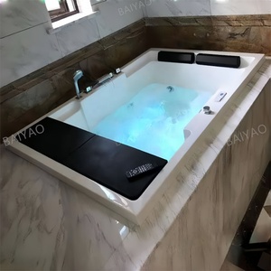 Hot bán 2 người được xây dựng trong bồn tắm jacozy nhúng bồn tắm thả trong Acrylic bồn tắm nước nóng Whirlpool Hydro massage jacuzzier - Product Image 3