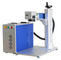 Machine de marquage laser à fibre haute précision, refroidie par air, CNC de table, 50W, système de gravure facile à utiliser pour le métal, la pierre et le miroir