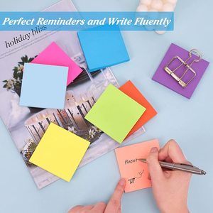 Sell Like Hot Cakes New <strong>Style</strong> Sticky <strong>Notes</strong> 3x3 Inches Iridescent Office Supplies School Supplies Reusable Customizable