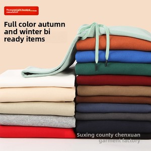 Großhandel Gebürstete Baumwolle Silber für Fleece Kapuzenpullover Langarm-Sweatshirts Herren Damen Winter Einfarbig Locker Sitzende Paar-Sweatshirts - Product Image 3