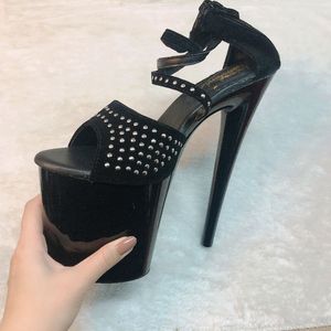 Vendita Diretta della fabbrica <span class=keywords><strong>Sexy</strong></span> Della Piattaforma <span class=keywords><strong>Scarpe</strong></span> di Alta Dancewear Esotico Stripper Tacchi per Le Donne - Product Image 2
