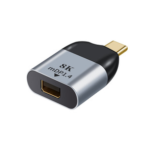 UHD 8K type-c vers mini DP <span class=keywords><strong>USB</strong></span> C vers mini DP adaptateur convertisseur vidéo 4K 60Hz ordinateur portable accessoires de téléphone Mobile - Product Image 1