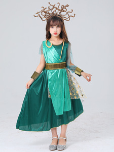 2024 trẻ em Halloween bên cosplay trang phục cho Thần thoại Hy Lạp Cổ Đại <span class=keywords><strong>gorgon</strong></span> phim nhân vật Medusa - Product Image 5