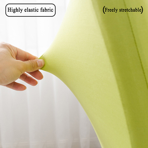 <span class=keywords><strong>Funda</strong></span> para Silla de Color Sólido, Diseño Semienvolvente, Altamente Elástica, Resistente al Desgaste y al Polvo, para Hotel y Hogar - Product Image 3