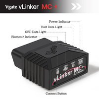 Lector de Códigos OBD2 Vgate VLinker MC+ 4.0 ELM327 V2.2 BT para Android IOS, Escáner de Diagnóstico para Automóviles